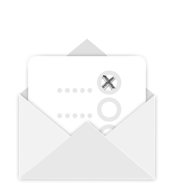 Vector image of envelope